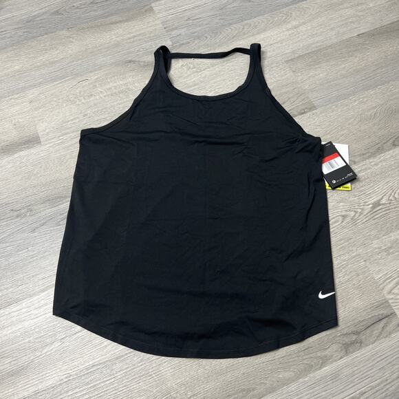 Nike Tops - Nike Dri-FIT Double Strap Tank in black Size Large